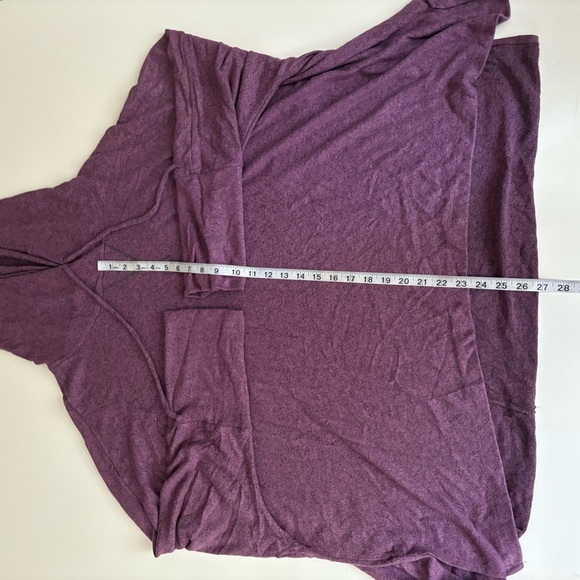 Chic Soul Lavender Knit Hoodie Plus Size - Picture 4 of 8